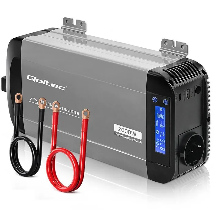 20260529124250_qoltec_metatropeas_katharou_imitonou_12v_230v_1000_2000w_lcd_usb_usb_c_symvatos_lifepo4_gel_agm.jpeg Qoltec Μετατροπέας Καθαρού Ημιτόνου 12v 230v 1000/2000w Lcd Usb Usb-c Συμβατός Lifepo4 Gel Agm - Image 1