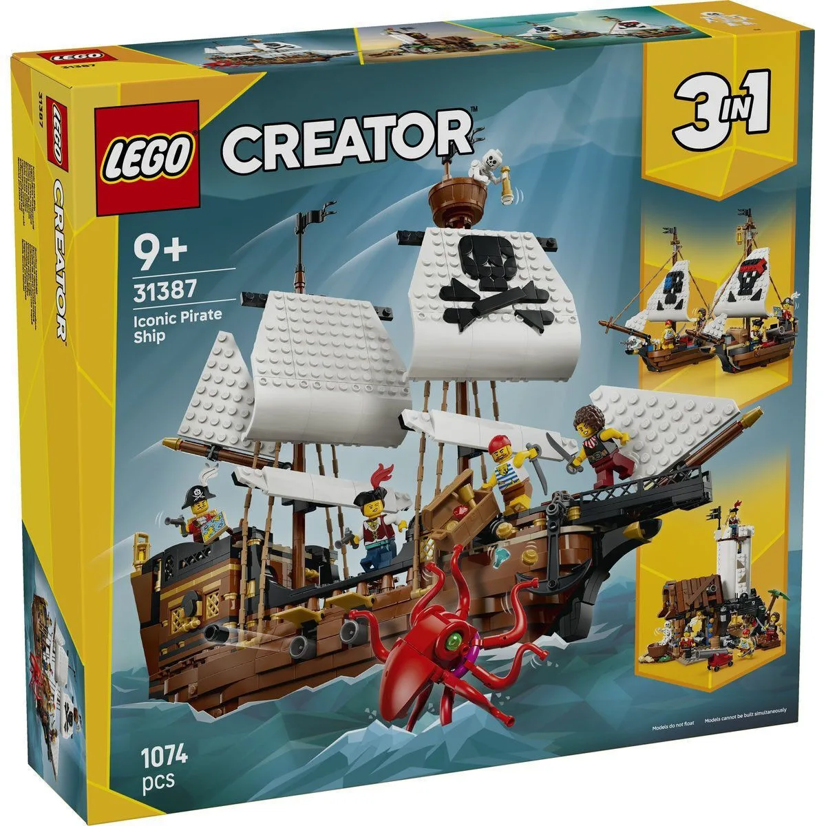20260529135123_lego_creator_pirate_ship_gia_9_eton_1074tmch_31387.jpeg LEGO Creator Pirate Ship για 9+ Ετών 1074τμχ 31387 - Image 1