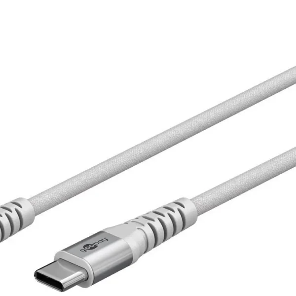 Goobay USB 2.0 Cable USB-C male - USB-C 60W Λευκό 1m 70193