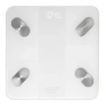 Adler Smart Ζυγαριά 180kg με Bluetooth Λευκή AD 8186