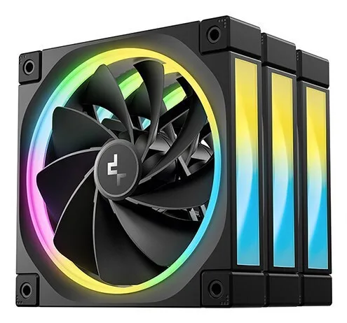 20250509143050_deepcool_fl12_3_in_1_case_fan_120mm_me_rgb_fotismo_kai_syndesi_4_pin_pwm_3tmch.jpeg Deepcool FL12-3 IN 1 Reverse Blade Case Fan 120mm (2150rpm / 55cfm) με RGB Φωτισμό και Σύνδεση 4-Pin PWM 3τμχ - Image 1