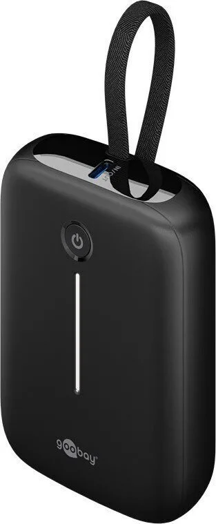 20250618104029_goobay_76251_usb_c_power_bank_10000mah_mayro.jpeg Goobay 76251 USB-C Power Bank 10000mAh Μαύρο - Image 1