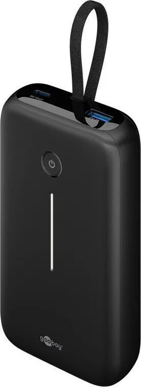 Goobay Power Bank 20000mAh με Θύρα USB-A και Θύρα USB-C Μαύρο - Image 1