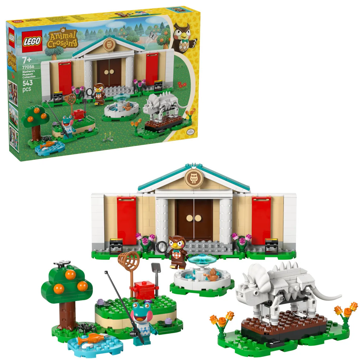 20250730103235_lego_animal_crossing_blathers_s_museum_collection_gia_7_eton_543tmch_77056.jpeg LEGO Animal Crossing Blathers's Museum Collection για 7+ Ετών 543τμχ 77056 - Image 1