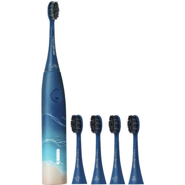 20251117115706_happy_brush_eco_vibe_3_ilektriki_odontovourtsa_mpatarias_mple.jpeg Happy Brush Eco Vibe 3 Ηλεκτρική Οδοντόβουρτσα Μπαταρίας Μπλε - Image 1