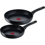 Tefal Σετ Τηγάνια από Αλουμίνιο με Επίστρωση από Πέτρα 2τμχ