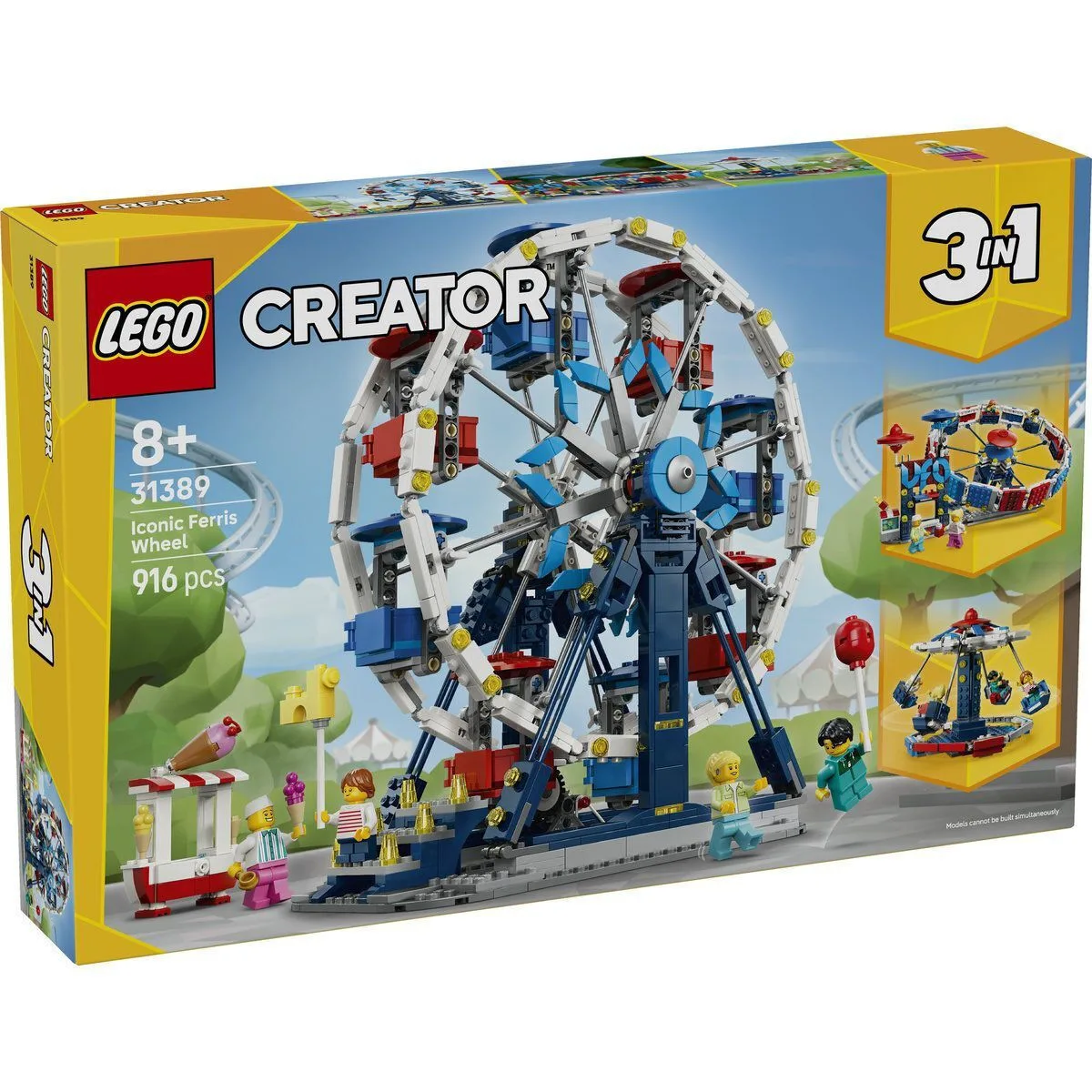 20260602102244_lego_creator_iconic_ferris_wheel_gia_8_eton_916tmch_31389.jpeg LEGO Creator Iconic Ferris Wheel για 8+ Ετών 916τμχ 31389 - Image 1