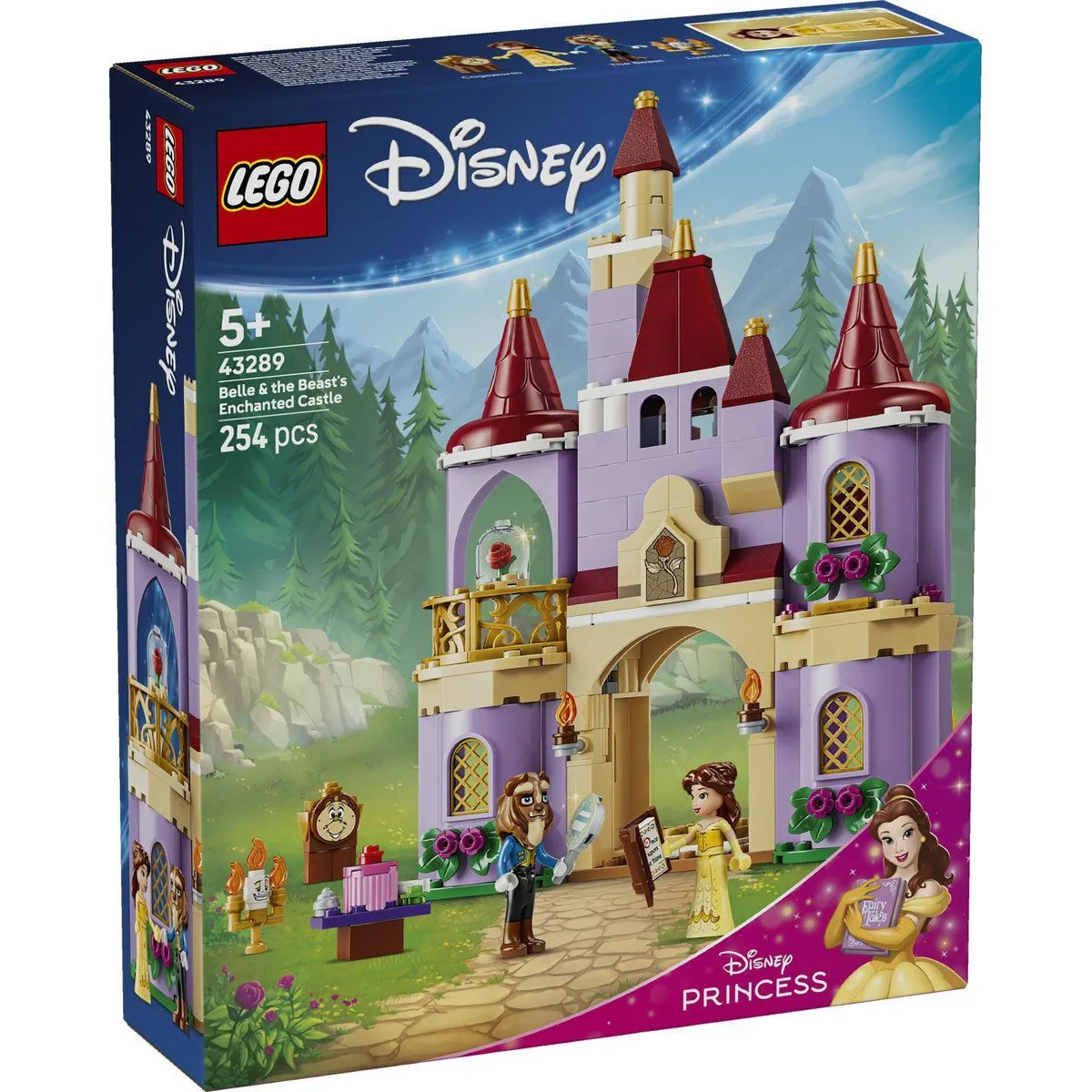 LEGO Disney Belle and the Beast's Enchanted Castle για 5+ Ετών 254τμχ 43289 - Image 1