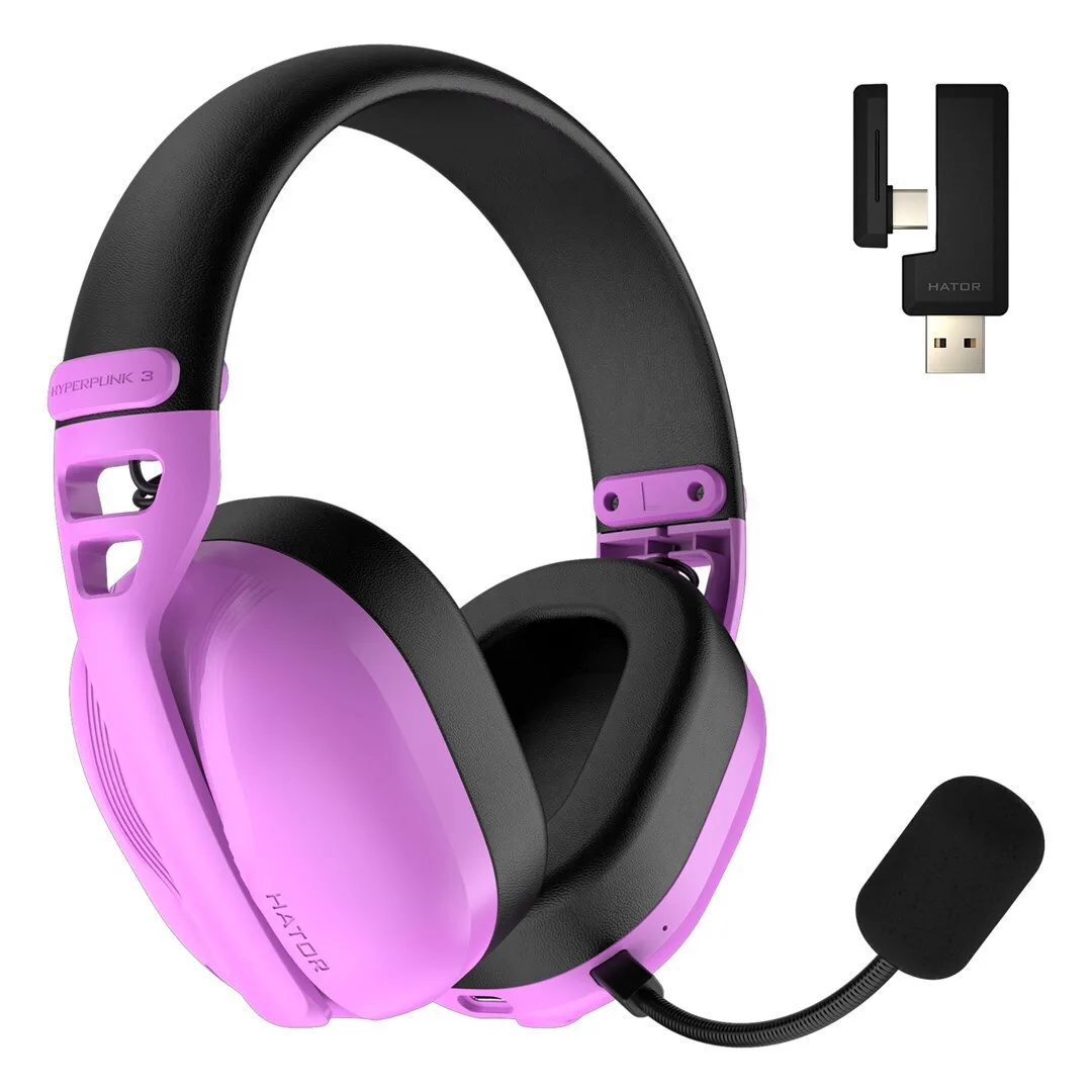 20260602154321_hator_hyperpunk_3_asyrmato_over_ear_gaming_headset_me_syndesi_bluetooth_usb_mov_for_pc.jpeg HATOR Hyperpunk 3 Ασύρματο Over Ear Gaming Headset με σύνδεση Bluetooth / USB Μωβ for PC - Image 1