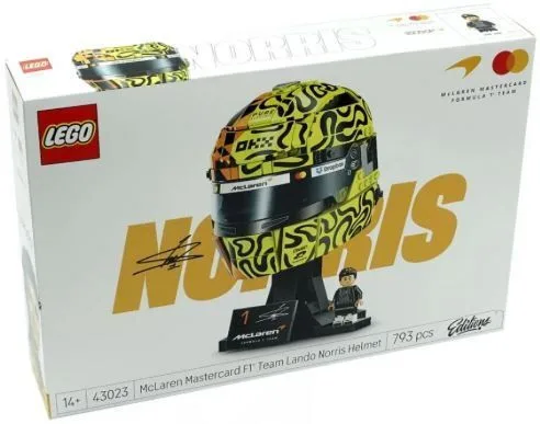 20260603095940_lego_touvlakia_formula_1_editions_v_gia_14_eton_793tmch_43023.jpeg LEGO Τουβλάκια McLaren Mastercard F1 Team - Lando Norris Helmet για 14+ Ετών 793τμχ 43023 - Image 1