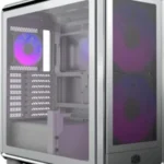 CoolerMaster Masterframe 600 Mesh Gaming Midi Tower Κουτί Υπολογιστή με Πλαϊνό Παράθυρο Ασημί