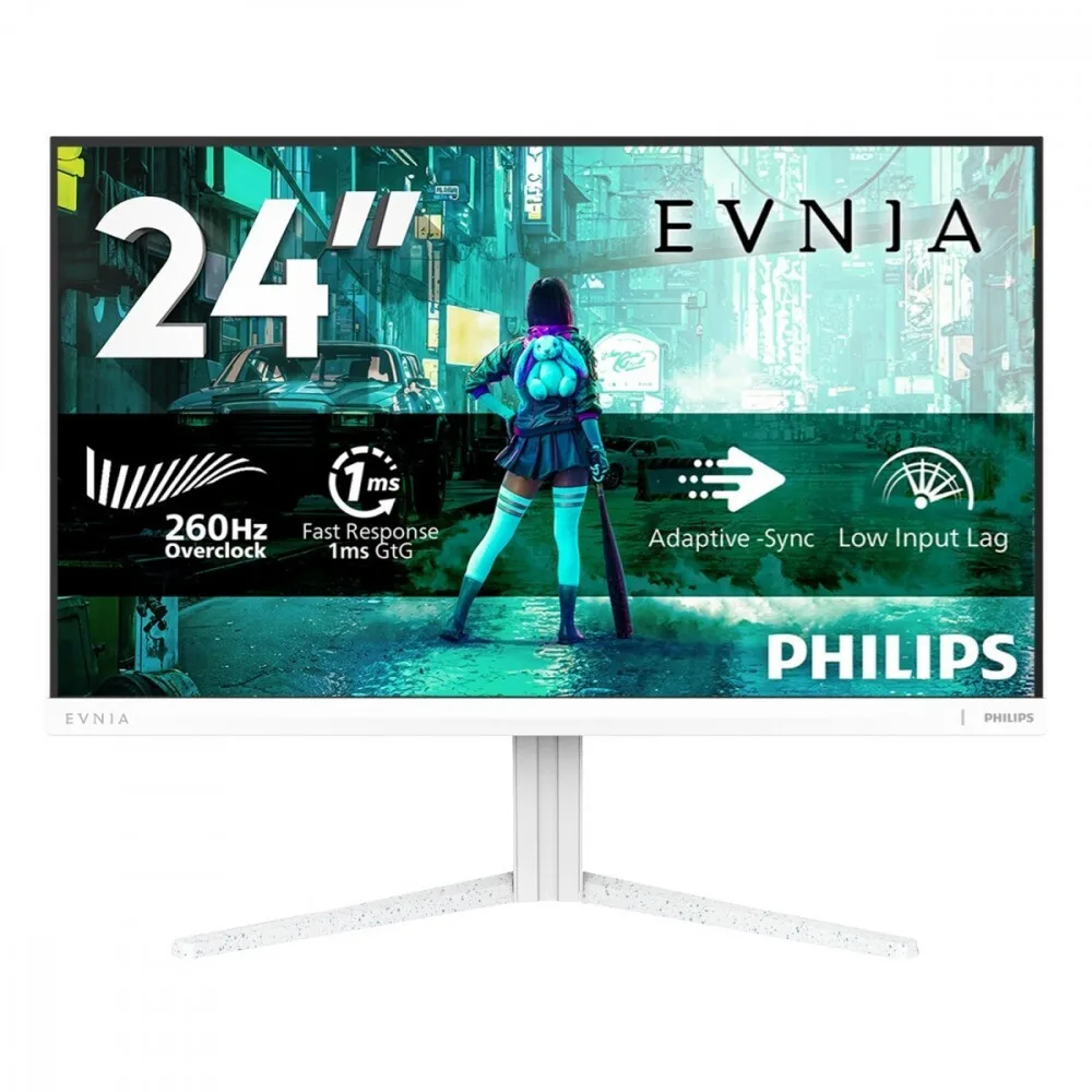 Philips IPS HDR Monitor 23.8" FHD 1920x1080 260Hz με Χρόνο Απόκρισης 1ms GTG - Image 1