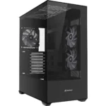 Sharkoon SK6 Gaming Midi Tower Κουτί Υπολογιστή με Πλαϊνό Παράθυρο και ARGB Φωτισμό Μαύρο