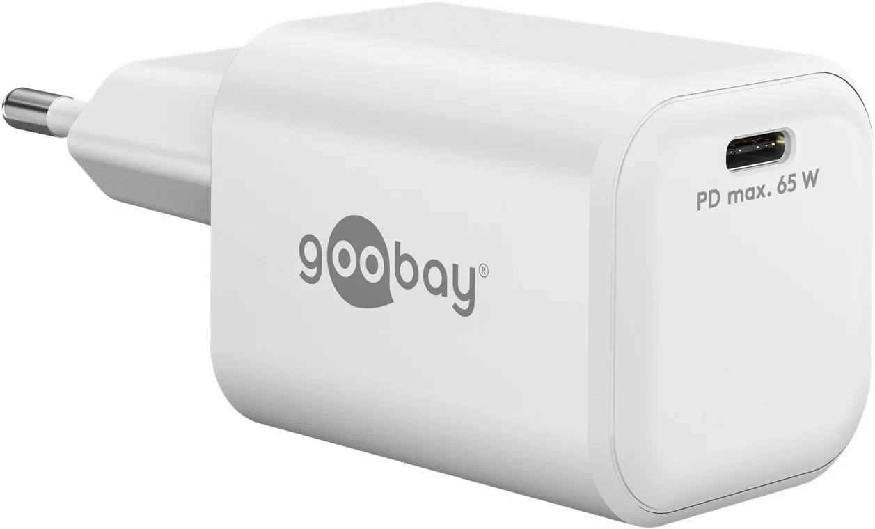 20260609105855_goobay_fortistis_choris_kalodio_gan_me_thyra_usb_c_65w_power_delivery_leykos_79156.jpeg Goobay Φορτιστής Χωρίς Καλώδιο GaN με Θύρα USB-C 65W Power Delivery Λευκός (79156) - Image 1