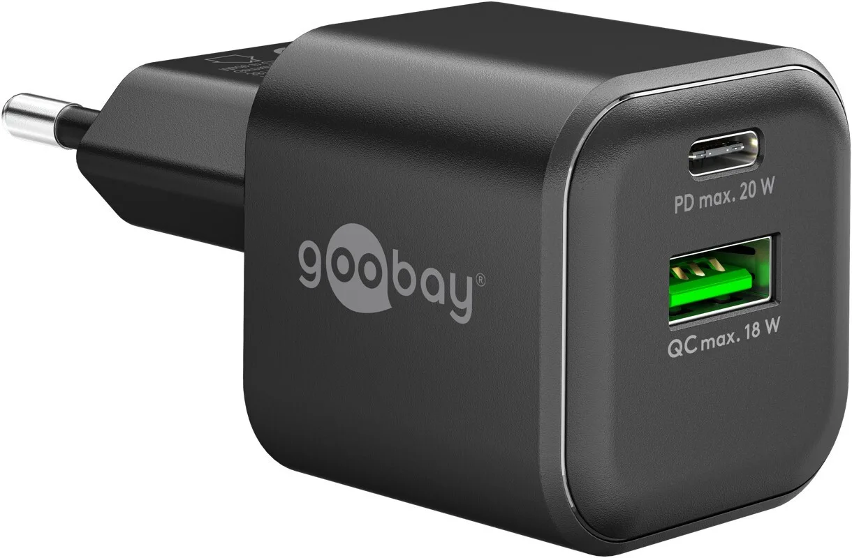20260609110402_goobay_fortistis_choris_kalodio_gan_me_thyra_usb_a_kai_thyra_usb_c_20w_power_delivery_mayros_79620.jpeg Goobay Φορτιστής Χωρίς Καλώδιο GaN με Θύρα USB-A και Θύρα USB-C 20W Power Delivery Μαύρος (79620) - Image 1