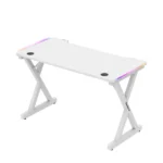 Γραφείο Gaming Hero Ξύλινο White με LED 120x60εκ. HZ-Hero1.7RGBWhite