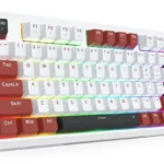 Redragon K721WRB-RGB Gaming Μηχανικό Πληκτρολόγιο 75% με Magnetic διακόπτες και RGB φωτισμό (International English)