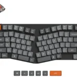 Keychron K15M-A1 Max Alice Layout K15M-H1 Ασύρματο Gaming Μηχανικό Πληκτρολόγιο 75% με Gateron Low Profile Red διακόπτες και RGB φωτισμό (Αγγλικό US)