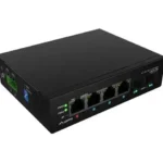 Lanberg ILGE-4P-2S-90 Unmanaged L2 PoE+ Switch με 4 Θύρες Gigabit (1Gbps) Ethernet