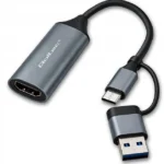 Qoltec KKQTKPBU00V0 Μετατροπέας USB-A / USB-C male σε HDMI female