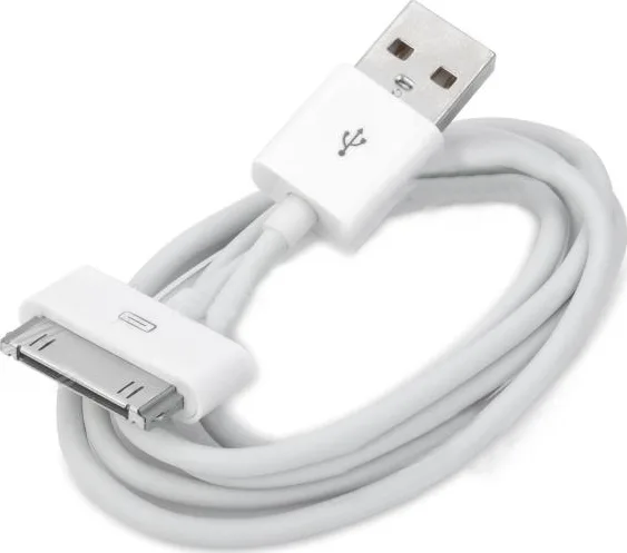 iSelf USB to 30-Pin Cable Λευκό 1m (USBAPPLE4)