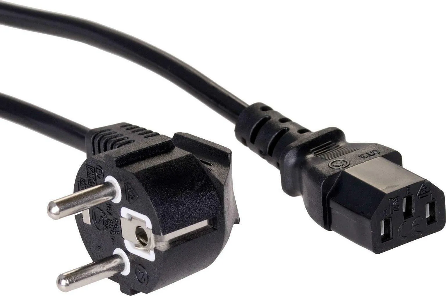 20201204124103_akyga_iec_c13_schuko_cable_3m_ak_pc_06a.jpeg Akyga Schuko - IEC C13 Cable 3m Μαύρο AK-PC-06A - Image 1