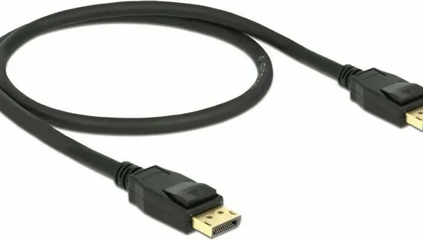 DeLock Cable DisplayPort male - DisplayPort male 0.5m Μαύρο (85506)