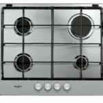 Whirlpool TGML 650 IX Εστία Υγραερίου Αυτόνομη Inox 58x51εκ. Ασημί