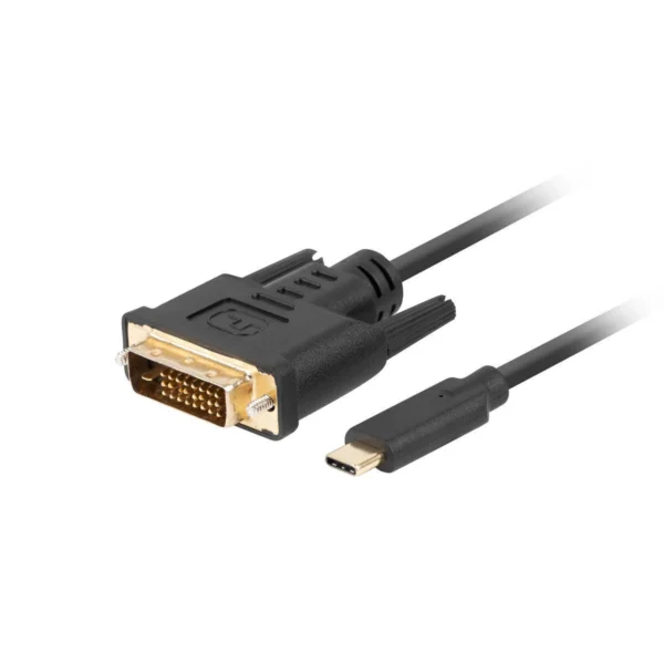 Lanberg Video Cable USB-C male - DVI-D Μαύρο 3m CA-CMDV-10CU-0030-BK