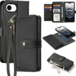 Dux Ducis Lawa Wallet Δερμάτινο / Σιλικόνης Μαύρο (iPhone 17e / 16e)