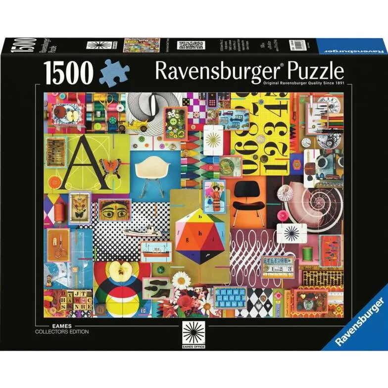 20250613131849_ravensburger_puzzle_eames_collectors_edition_house_cards_1500_pieces.jpeg Ravensburger Puzzle Eames Collectors Edition House Cards 1500 Pieces - Image 1