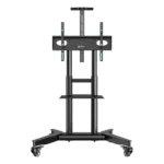 Onkron Ts1571 Tv Stand Floor Mount Screens 32" To 75" Vesa 600x400 Up To 60kg Mobile Black