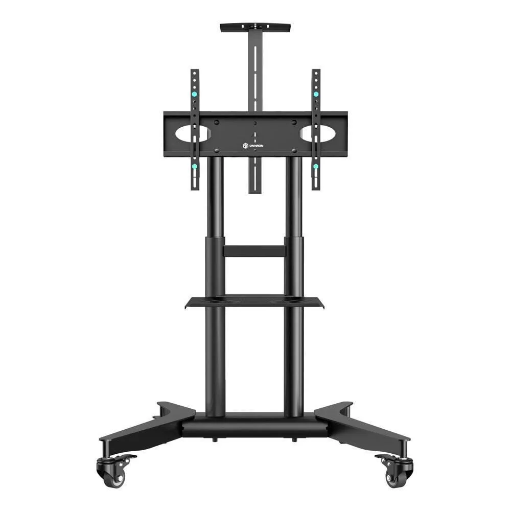 20250827145723_onkron_ts1571_tv_stand_floor_mount_screens_32_to_75_vesa_600by400_up_to_60kg_mobile_black.jpeg Onkron Ts1571 Tv Stand Floor Mount Screens 32" To 75" Vesa 600x400 Up To 60kg Mobile Black - Image 1