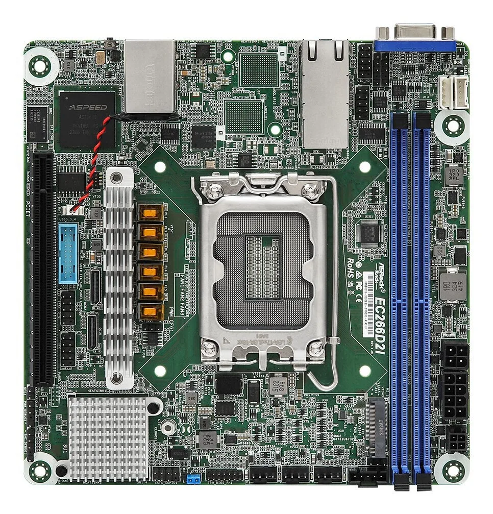 20260610163430_asr_ec266d2i_motherboard_mini_itx_me_intel_1700_socket.jpeg ASR EC266D2I Motherboard Mini ITX με Intel 1700 Socket - Image 1
