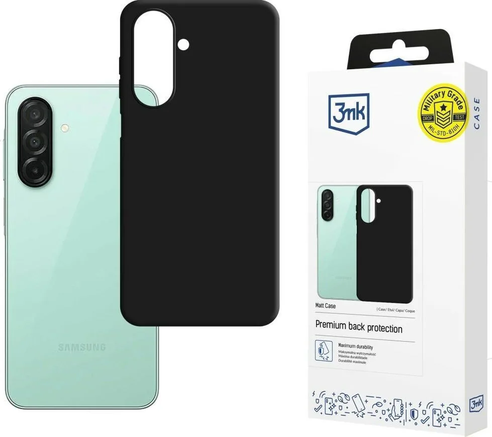 20260611172406_33ae77c0.jpeg 3MK Matt Back Cover Σιλικόνης Μαύρο (Galaxy A27) - Image 1