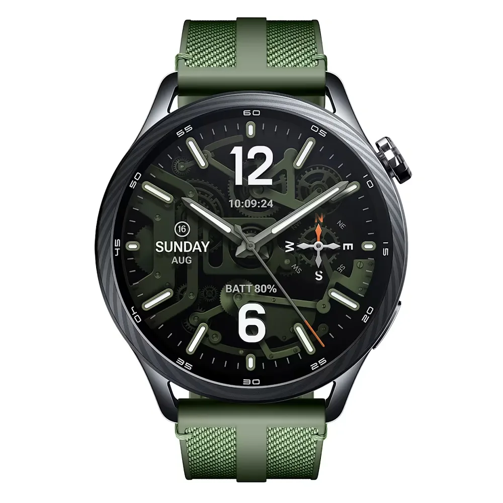 Xiaomi Watch S5 Stainless Steel 46mm Αδιάβροχο με Παλμογράφο (Jungle Green) - Image 1