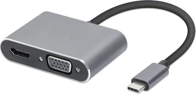 20260623165213_2b05d669.jpeg iBox USB-C Docking Station με HDMI 4K PD και σύνδεση 2 Οθονών Γκρι - Image 1