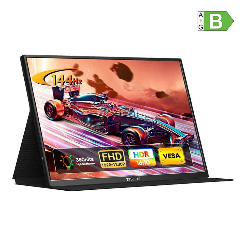 Zeuslap P16 Ultra Φορητό Monitor 16" FHD 1920x1200 144Hz Ασημί - Image 1