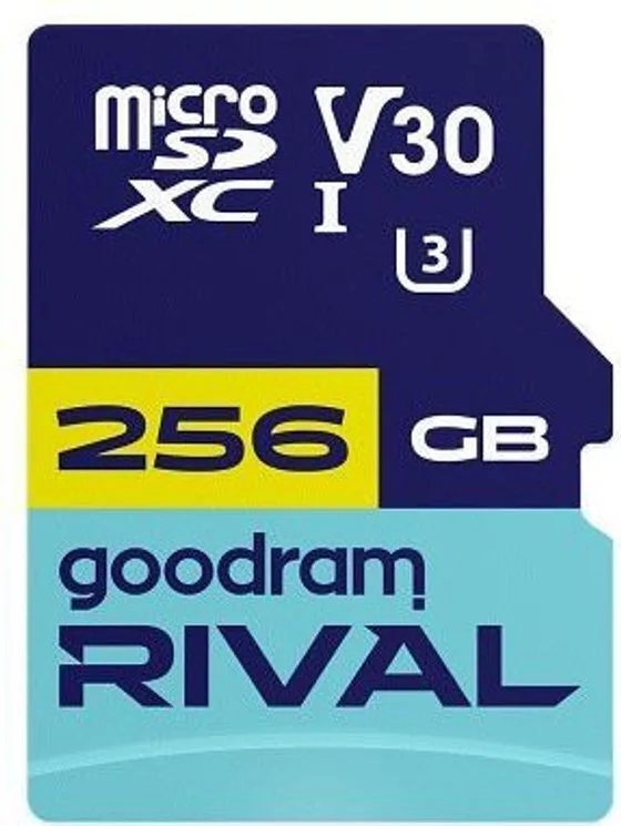 20260624124855_goodram_256gb_u3_v30_uhs_i_100mb_s_me_antaptora.jpeg GoodRAM 256GB U3 V30 UHS-I 100MB/s με αντάπτορα - Image 1