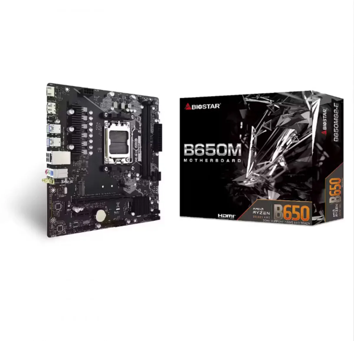 20260625165121_biostar_b650ms2_e_motherboard_micro_atx_me_amd_am5_socket_b650ms2_e.jpeg Biostar B650MS2-E Motherboard Micro ATX με AMD AM5 Socket B650MS2-E - Image 1