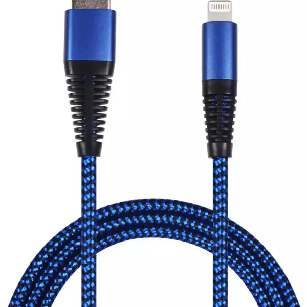 2GO Braided USB to Lightning Cable Μπλε 1m (795949)