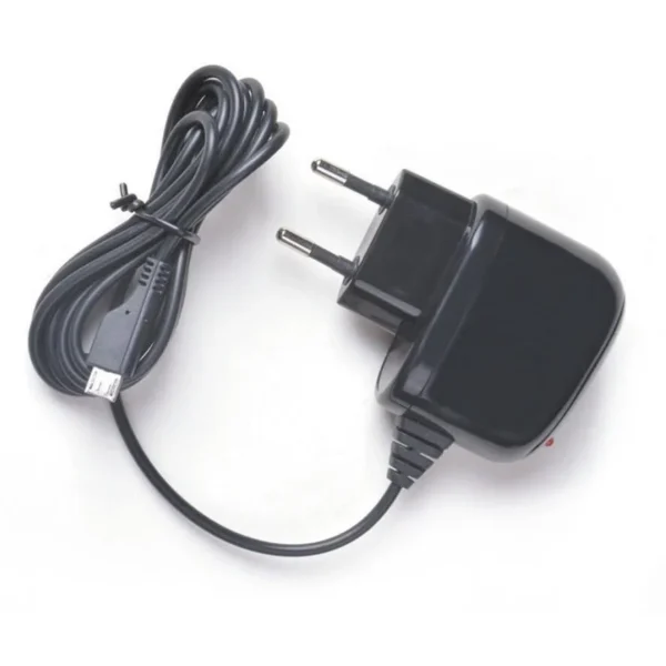 2GO Φορτιστής με Ενσωματωμένο Καλώδιο micro USB Μαύρος (795570)