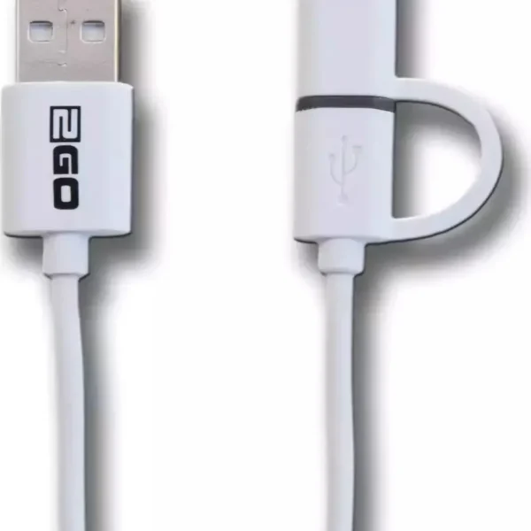 2GO Regular USB 2.0 to micro USB Cable (795637)