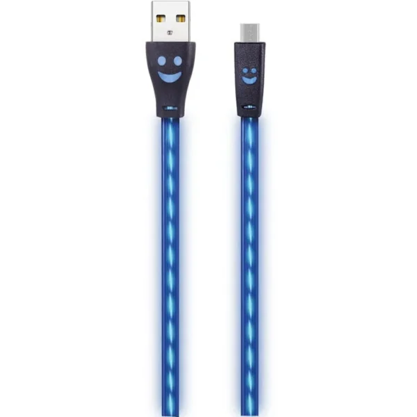 2GO Regular USB 2.0 to micro USB Cable Μπλε 1m (795535) 1τμχ