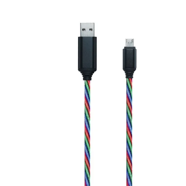 2GO Regular USB 2.0 to micro USB Cable Πολύχρωμο 1m (797145)