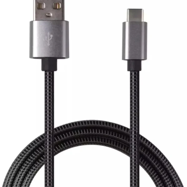 2GO USB 2.0 Cable USB-C male - USB-A Γκρι 1m 795812