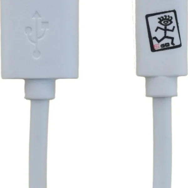 2GO USB 2.0 Cable USB-C male - USB-A Λευκό 1m 795925
