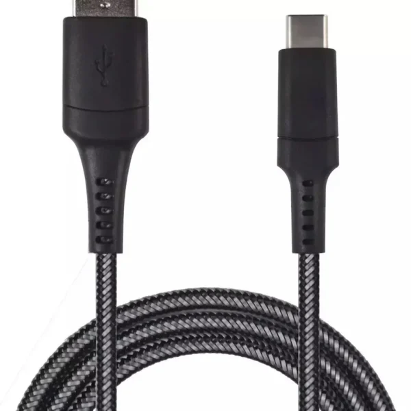 2GO USB 2.0 Cable USB-C male - USB-A Μαύρο 1m 795822