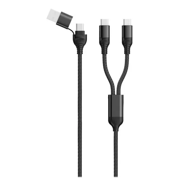2GO USB to Type-C Cable Μαύρο 1.2m (797367)