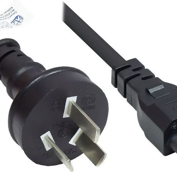 Alcasa IEC C5 - IEC C5 Cable 1.8m Μαύρο